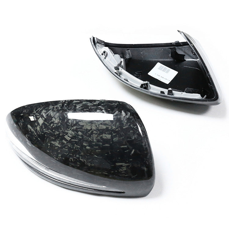 W205 Carbon Fiber Replacement Rearview Mirror Shell Cover for Benz C E S CLS GLC GLA GLB Class
