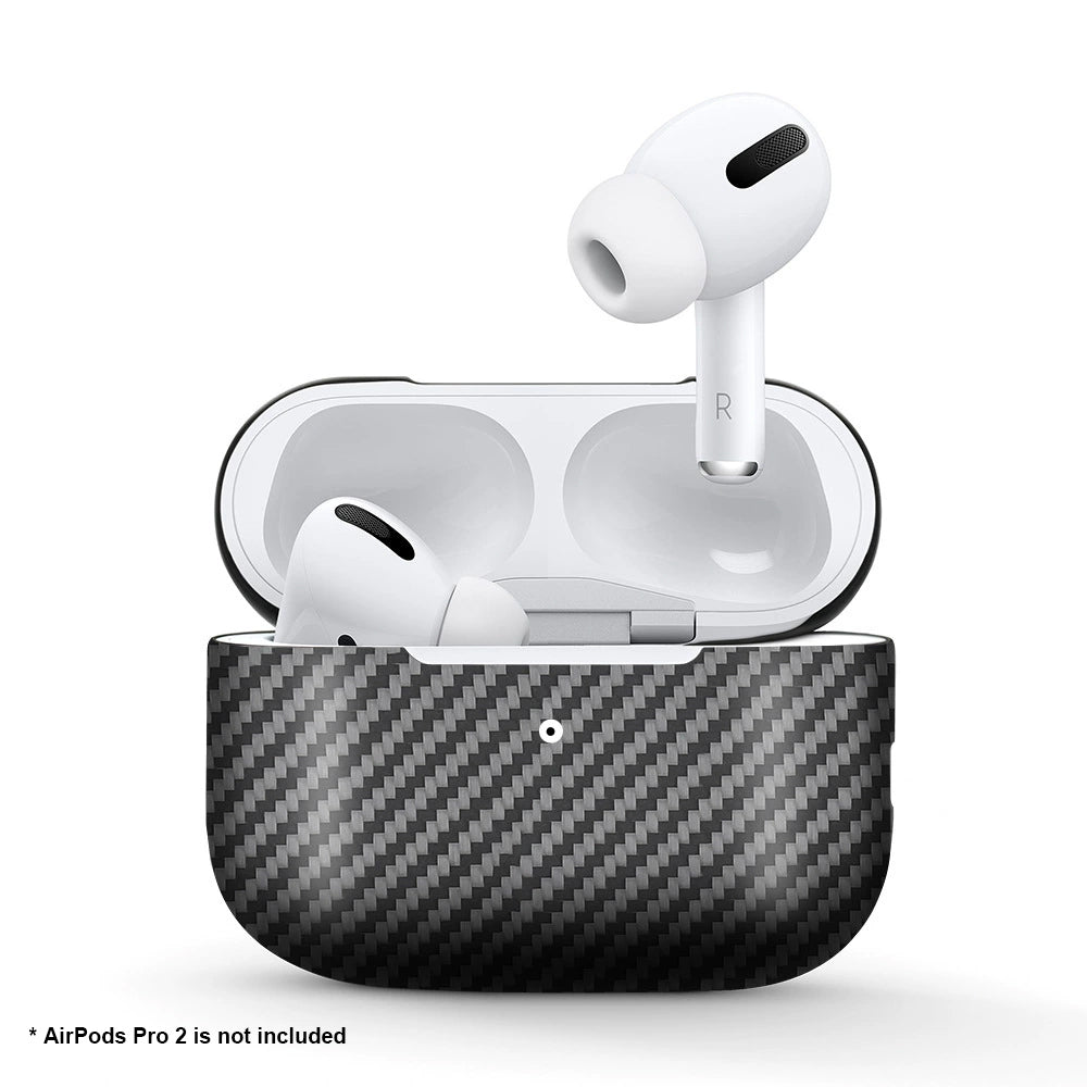 Carbon Fiber Protective Case for AirPods Pro 2 – Portable & Lightweight
