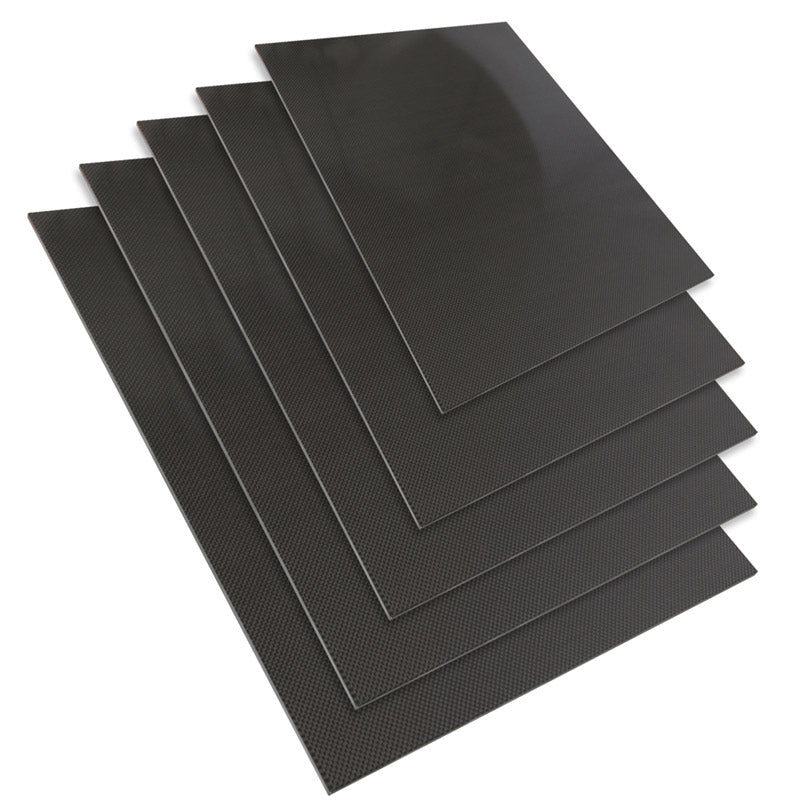 FANCYWING Carbon Fiber Sheets 200X300MM 0.5-6MM Thickness Carbon Fibre Plate