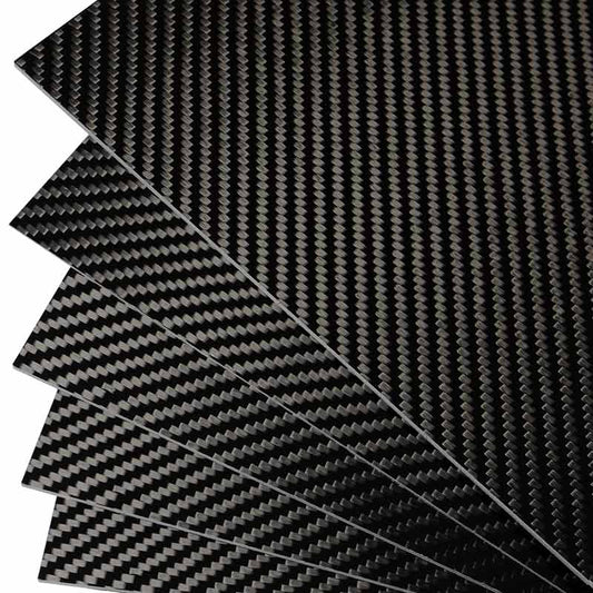 FANCYWING Large Carbon Fiber Sheets 330X600MM-2-2.5MM Thickness