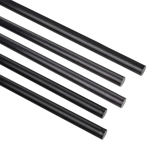 FANCYWING 400MMX 1.0MM to 10.0MM Carbon Fiber Rod (5 PCS)
