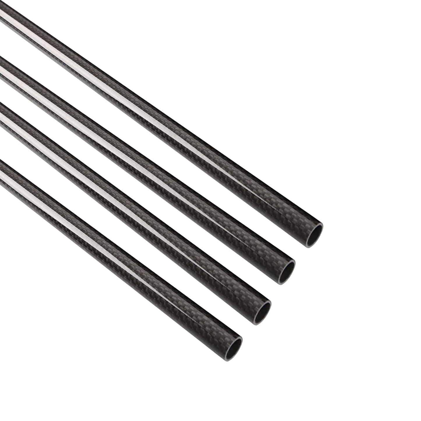 FANCYWING 330mm 14mm x 16mm x 330mm Carbon Fiber Tubes Glossy Surface 3K Roll Wrapped 100% Pure for Quadcopter Multicopter (2PCS /4PCS)
