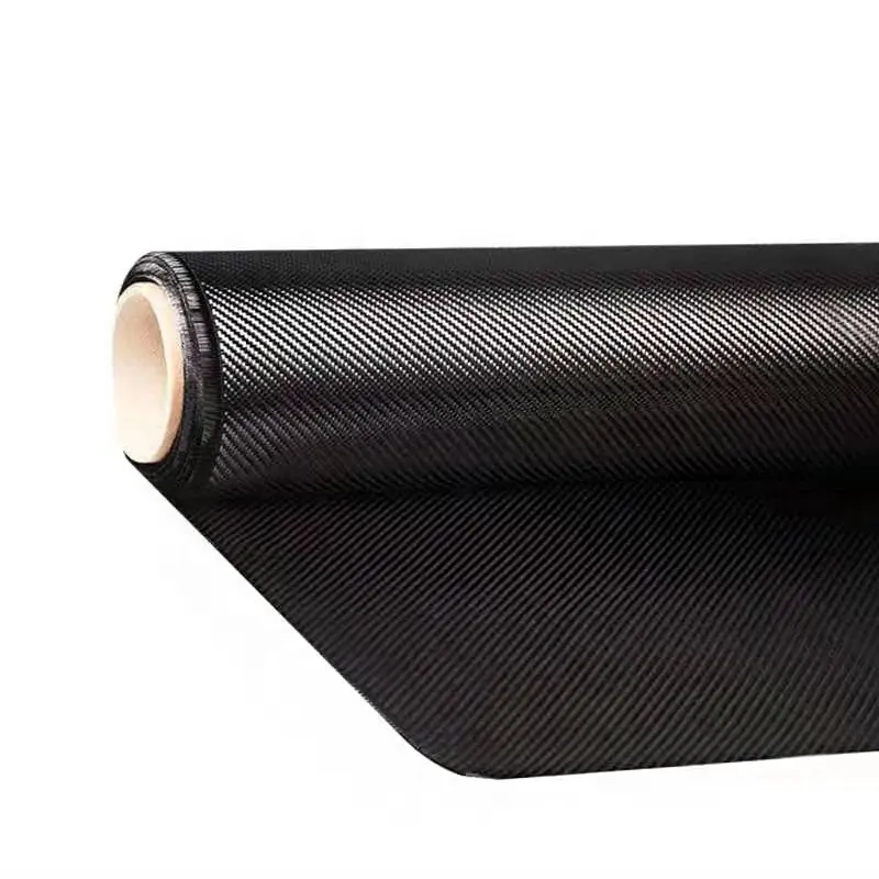 FANCYWING Carbon Fiber Fabric, 100% 3K Carbon Fiber Cloth, Twill Weave, 220g