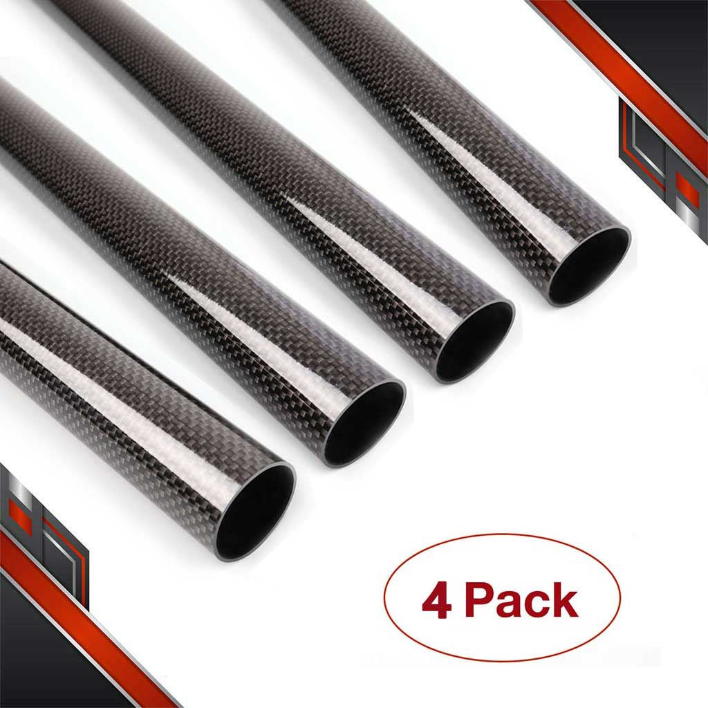 FANCYWING 330mm 14mm x 16mm x 330mm Carbon Fiber Tubes Glossy Surface 3K Roll Wrapped 100% Pure for Quadcopter Multicopter (2PCS /4PCS)