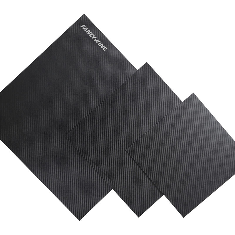 FANCYWING Twill/Plain Weave Carbon Fiber Sheets 240X240mm (0.5-6MM Thickness)