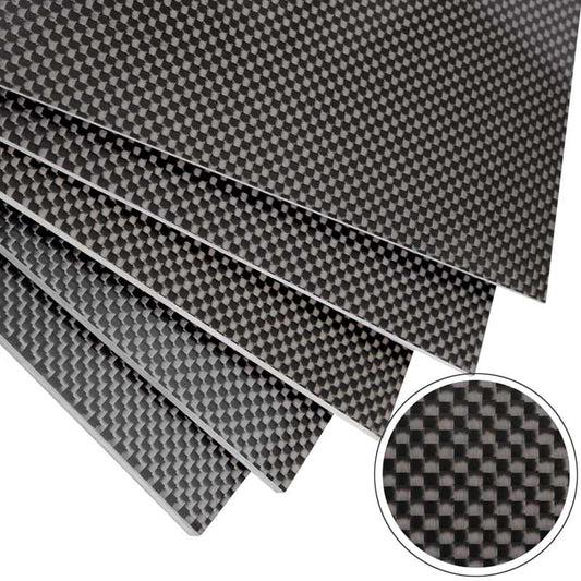 FANCYWING Large Carbon Fiber Sheets 400X500mm (1–6mm Thickness)