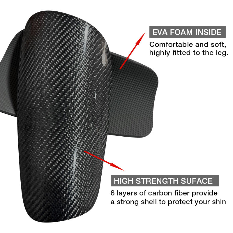 professional carbon fiber shin guard