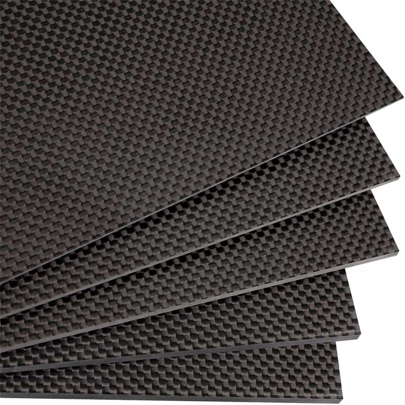 FANCYWING Large Carbon Fiber Sheets 330X600/500X600MM (0.5-6mm Thickness)