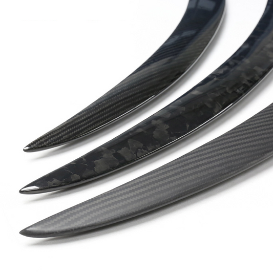 Tesla Model 3/Y/S/X Dry Carbon Fiber Tail high performance P version Fixed Wind Wing