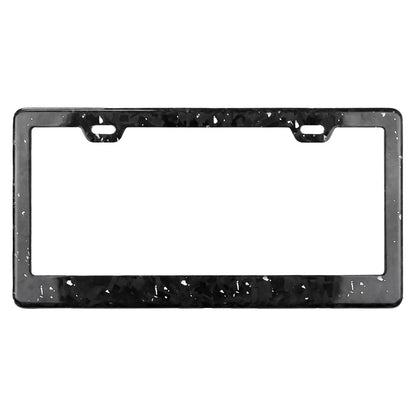 Color-Infused Forged Carbon Fiber License Plate Frame