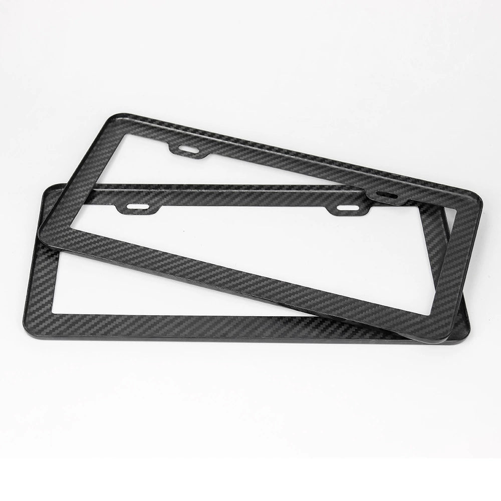 Carbon Fiber License Plate Frame for US Vehicles