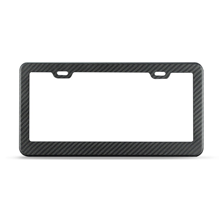 Carbon Fiber License Plate Frame for US Vehicles