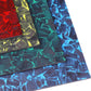 Colored Carbon Fiber Sheet, Forged Pattern Carbon Composite Laminate Plate-Small Sizes(100x250mm, 240x240mm, 200x300mm,200x400mm)