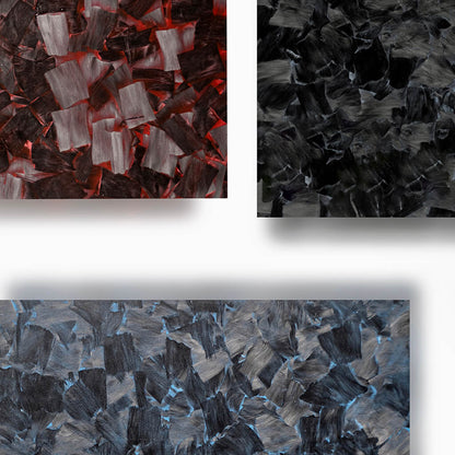 Colored Carbon Fiber Sheet, Forged Pattern Carbon Composite Laminate Plate Board-Large Sizes