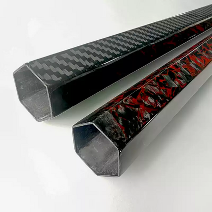 16x14x500mm 16mm 3K Roll Wrapped 100% Pure Hexagonal Carbon Tube