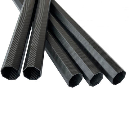 Fancywing 3K Carbon Fiber Octagonal Tube 500mm Matte (2 PCS)