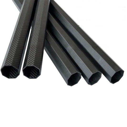 Fancywing 3K Carbon Fiber Octagonal Tube 500mm Matte (2 PCS)