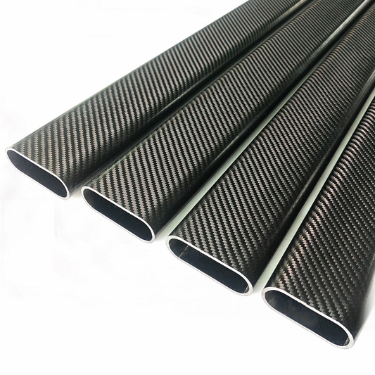 Fancywing Twill High Strength 3K Full Oval Matte Carbon Fiber Tube 500mm