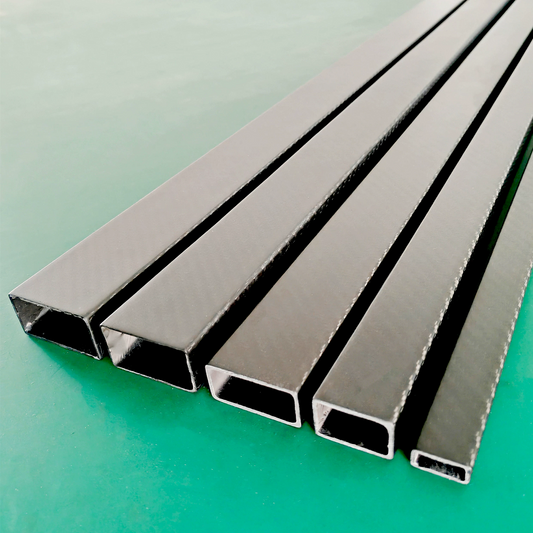 Fancywing Twill High Strength 3K Full Carbon Fiber Rectangle Matte Tube 500mm
