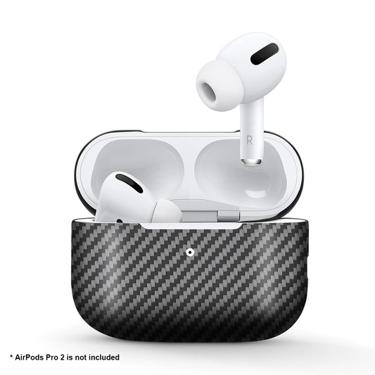 Carbon Fiber Protective Case for AirPods Pro 2 – Portable & Lightweight