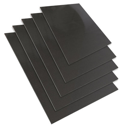 FANCYWING Carbon Fiber Sheets 200X300MM 0.5-6MM Thickness Carbon Fibre Plate