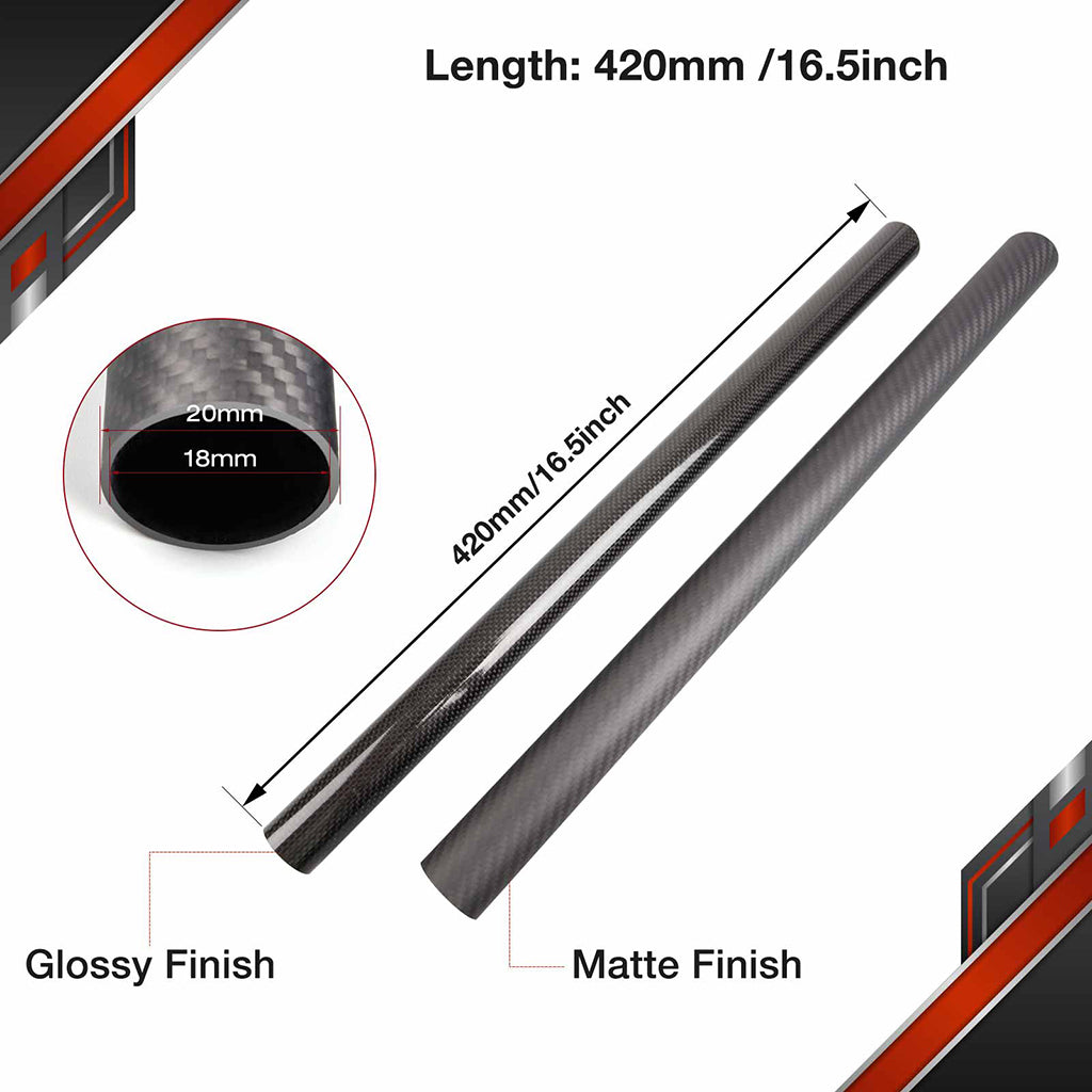 10x12x420mm carbon fiber tube