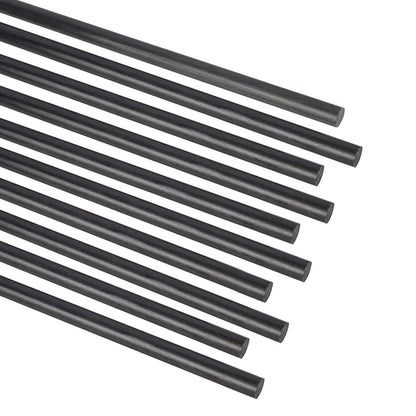 FANCYWING 200MMX 1MM to 10MM Carbon Fiber Rod for RC Airplane DIY Craft (5 PCS)