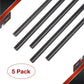 FANCYWING 400MMX 1.0MM to 10.0MM Carbon Fiber Rod (5 PCS)