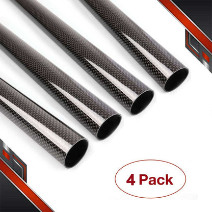 FANCYWING Carbon Fiber Tubes 500mm (19.6 inches) Glossy Surface 6mm to 40mm OD 3K Carbon Fibre Tube