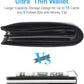 Carbon Fiber Minimalist Wallets for Men, Slim Metal Rfid Wallets with Money Clip, Credit Card Holder Wallet, Gift for Men