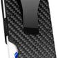 Carbon Fiber Minimalist Wallets for Men, Slim Metal Rfid Wallets with Money Clip, Credit Card Holder Wallet, Gift for Men