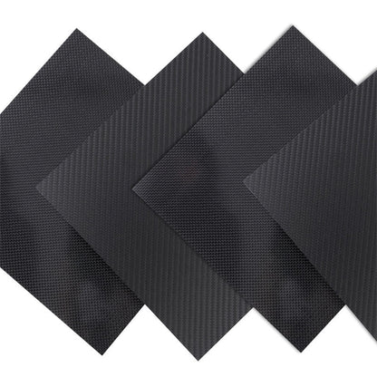 FANCYWING Carbon Fiber Sheets 400X400MM-0.5-6MM Thick Carbon Fibre Plates