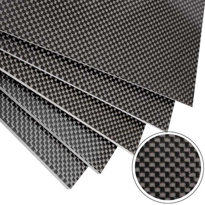 FANCYWING Large Carbon Fiber Sheets 400X500mm (1–6mm Thickness)