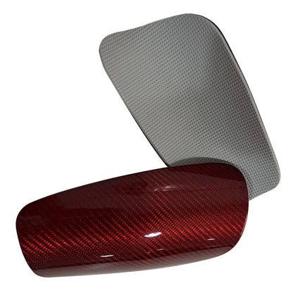Carbon Fibre Soccer shin Guards Custom Carbon Fiber Football Leg Guard Plate Light Comfortable Anti-Impact Suitable for Adult Youth Football