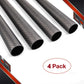 4pcs carbon fiber tube matte twill